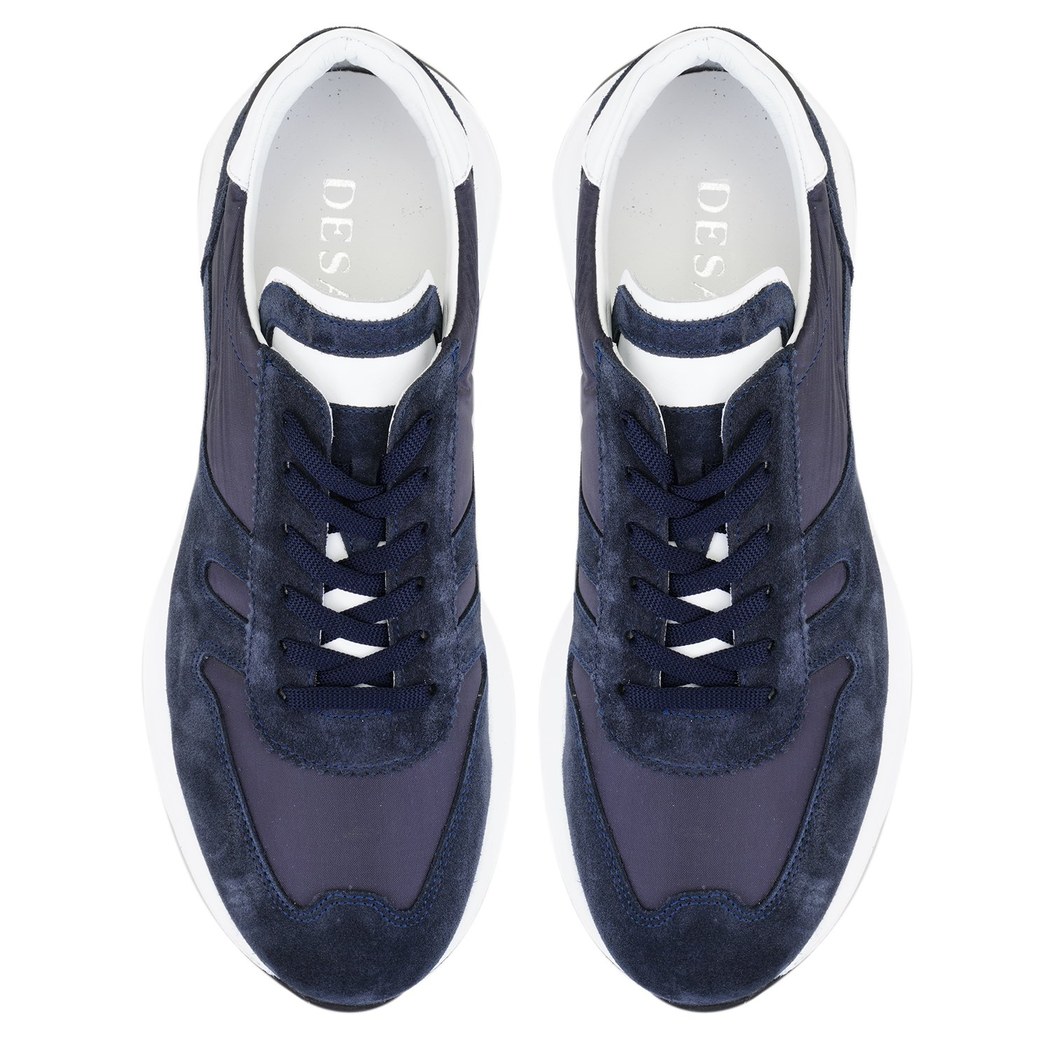 Destine Lacivert Erkek Spor Süet Deri Ayakkabı