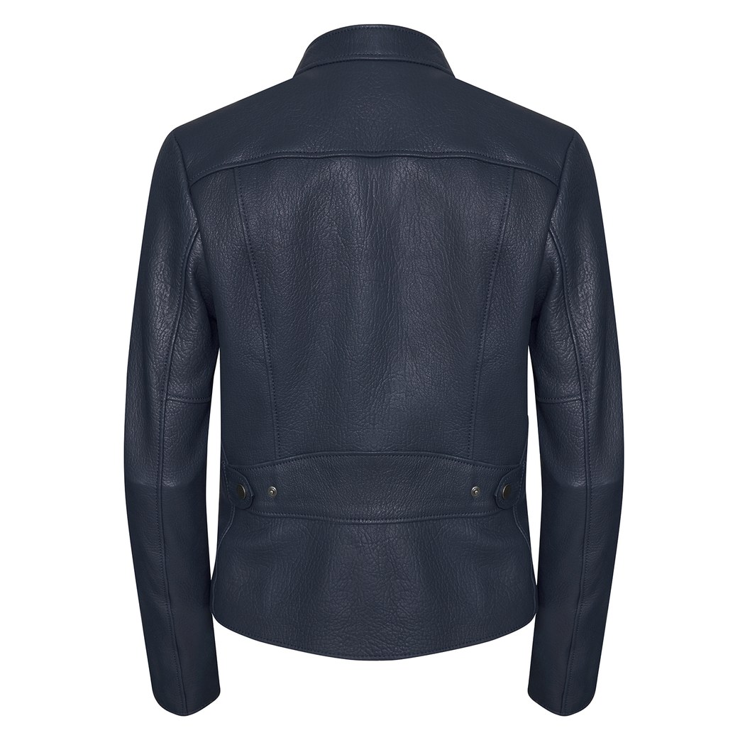 Destiny Lacivert Kadın Deri Ceket