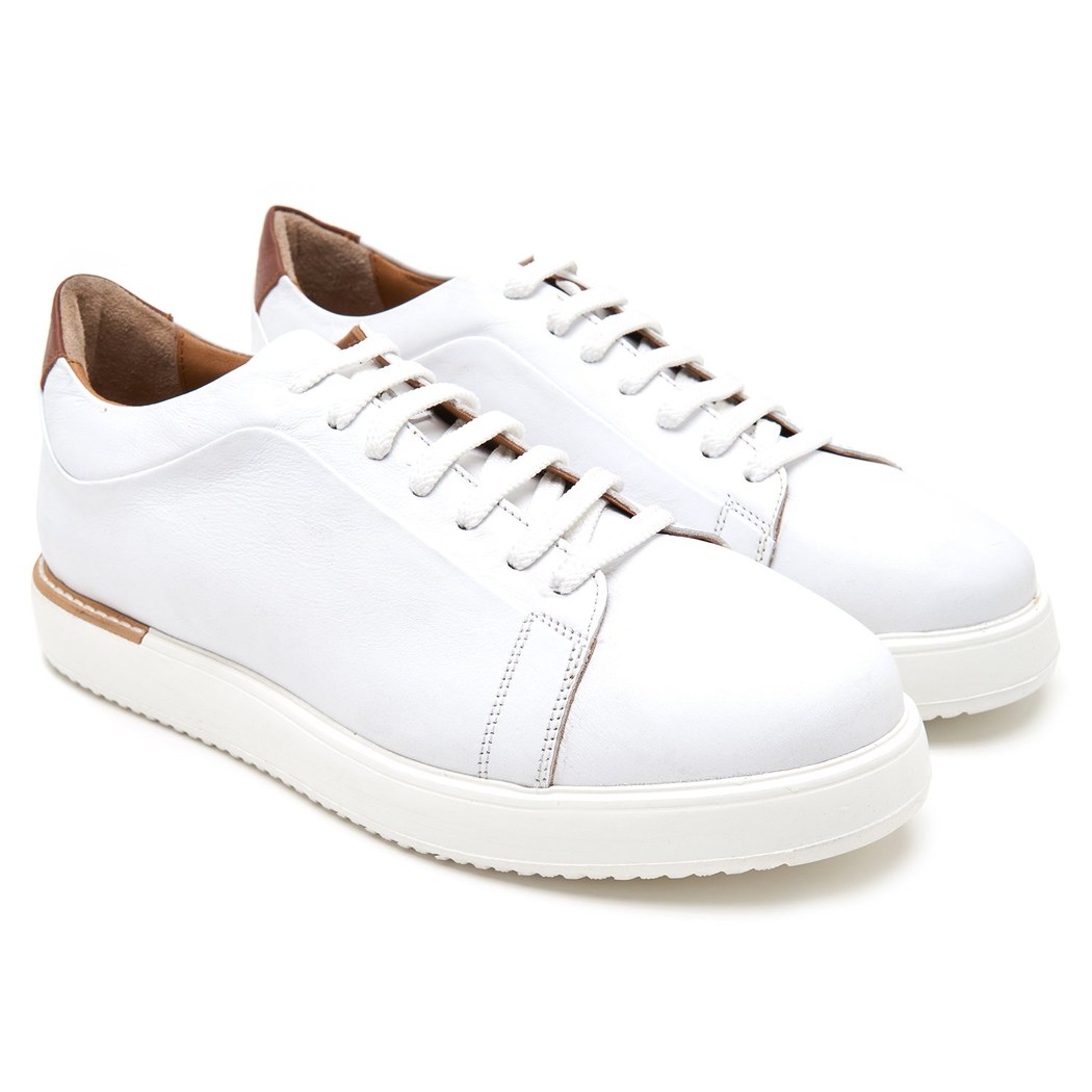 Dick Beyaz Erkek Deri Spor Ayakkabı