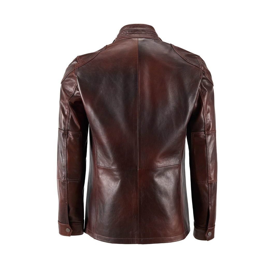 Dione Kahve Erkek Deri Mont