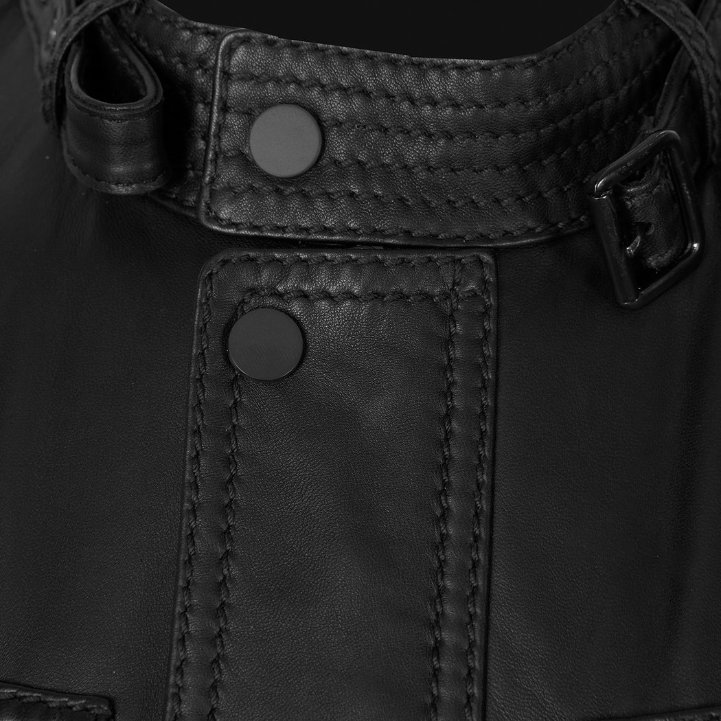 Dione Siyah Erkek Mont