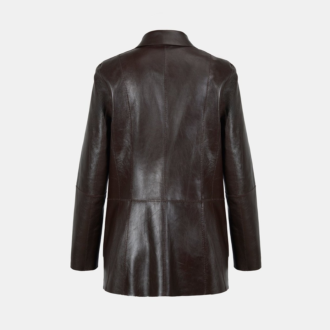 Dioran Kahve Kadın Çift Taraflı Süet Ceket