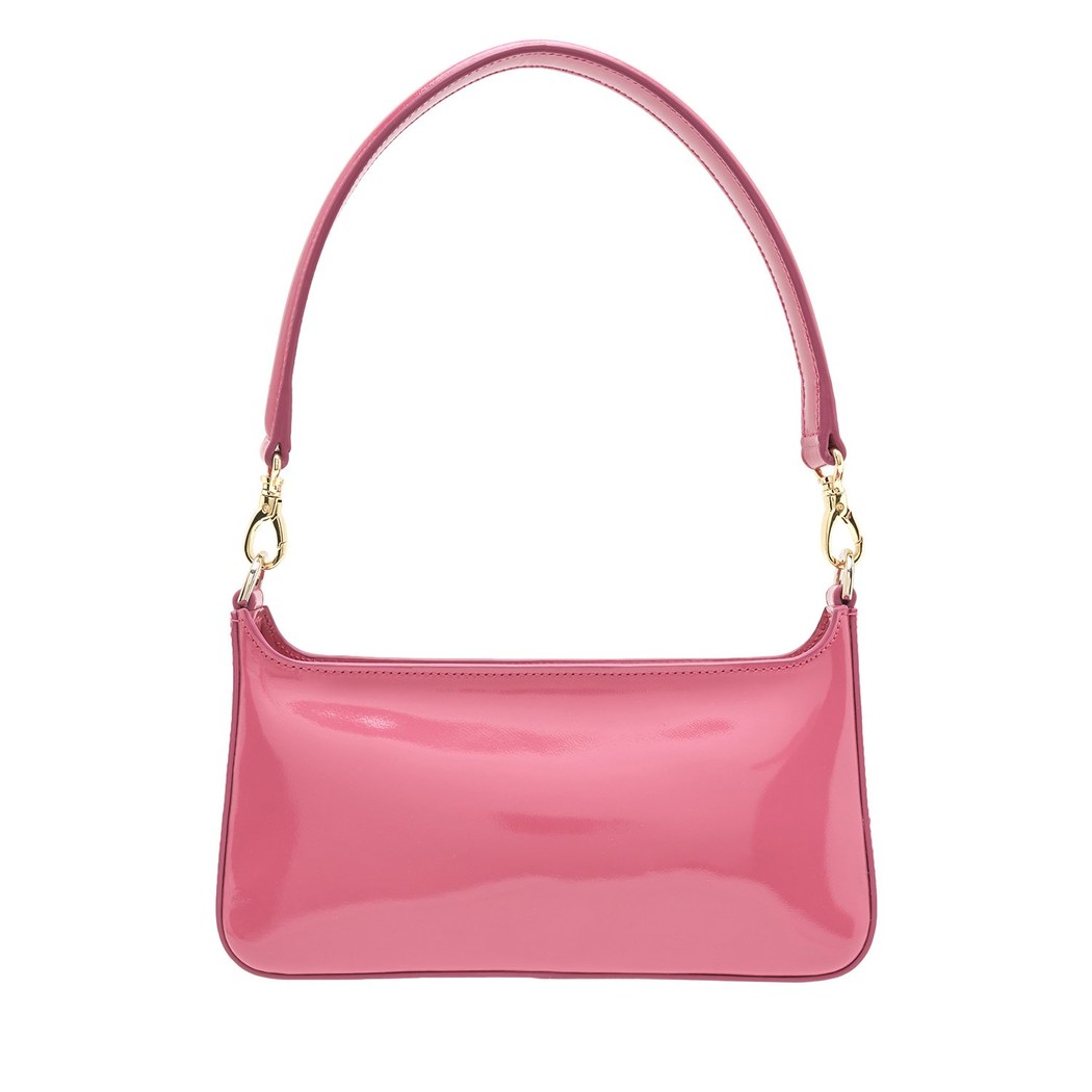 Donni Fuşya Kadın Rugan Deri Omuz Çantası 