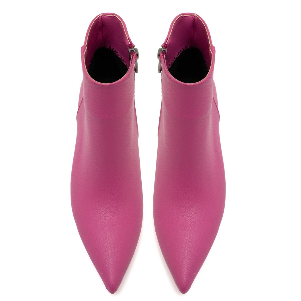 Dorina Fuşya Kadın Topuklu Bot