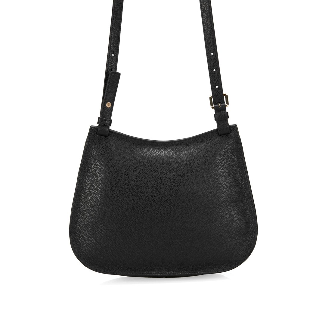 Doyle Siyah Kadın Deri Postacı Çantası