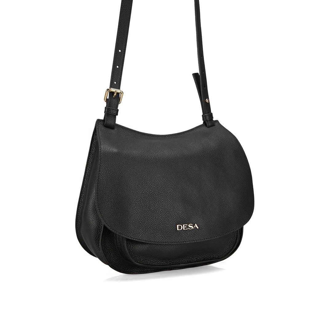 Doyle Siyah Kadın Deri Postacı Çantası