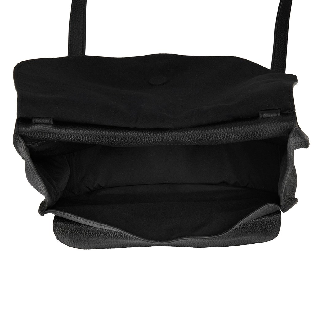 Doyle Siyah Kadın Deri Postacı Çantası