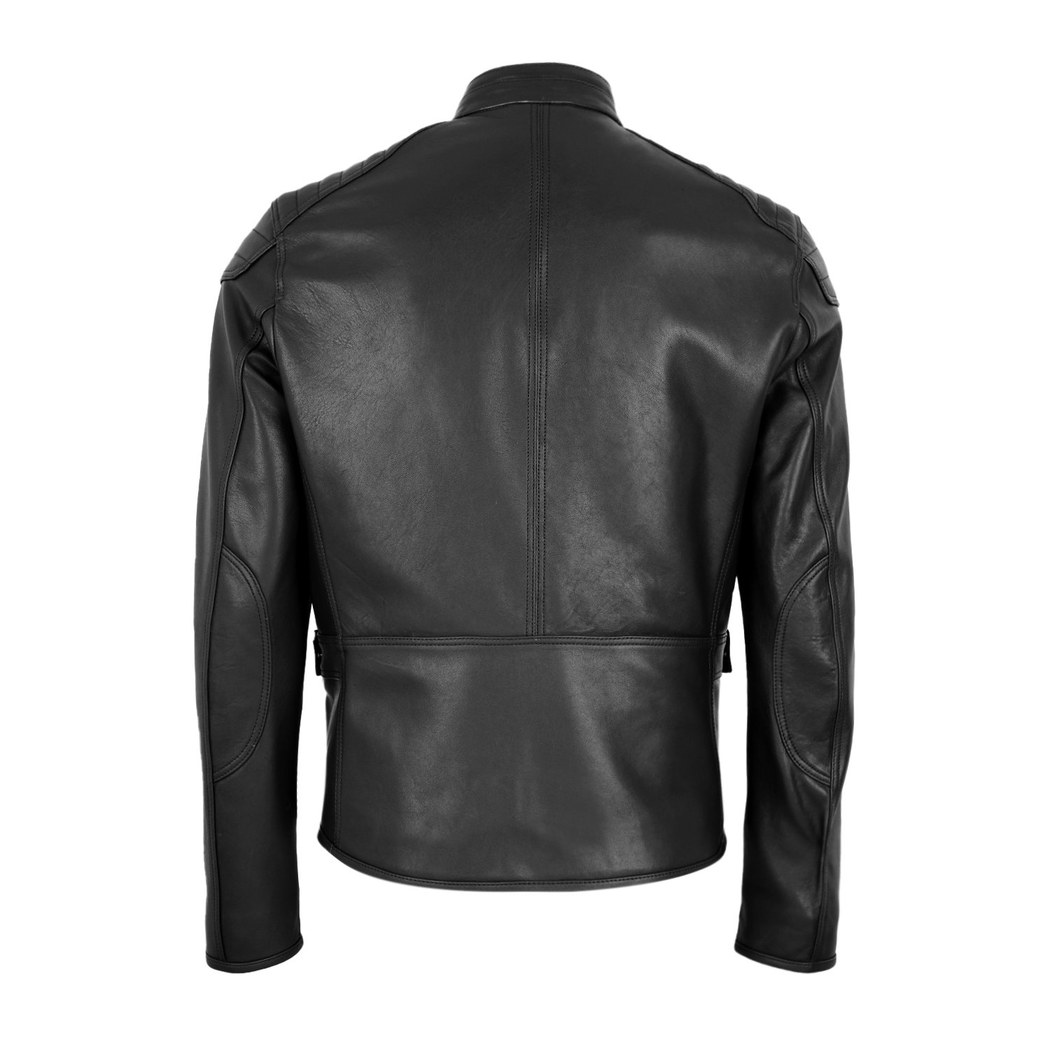 Dugan Siyah Erkek Deri Mont