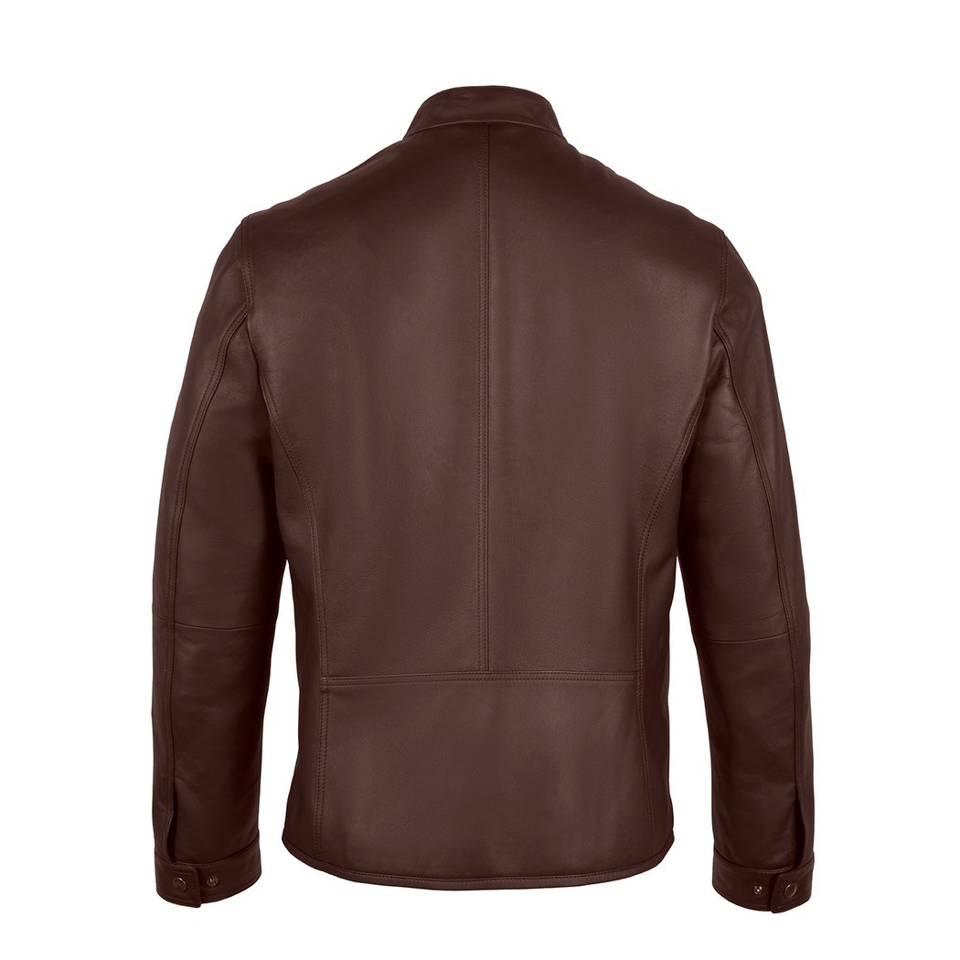 Dyami Kahve Erkek Deri Mont