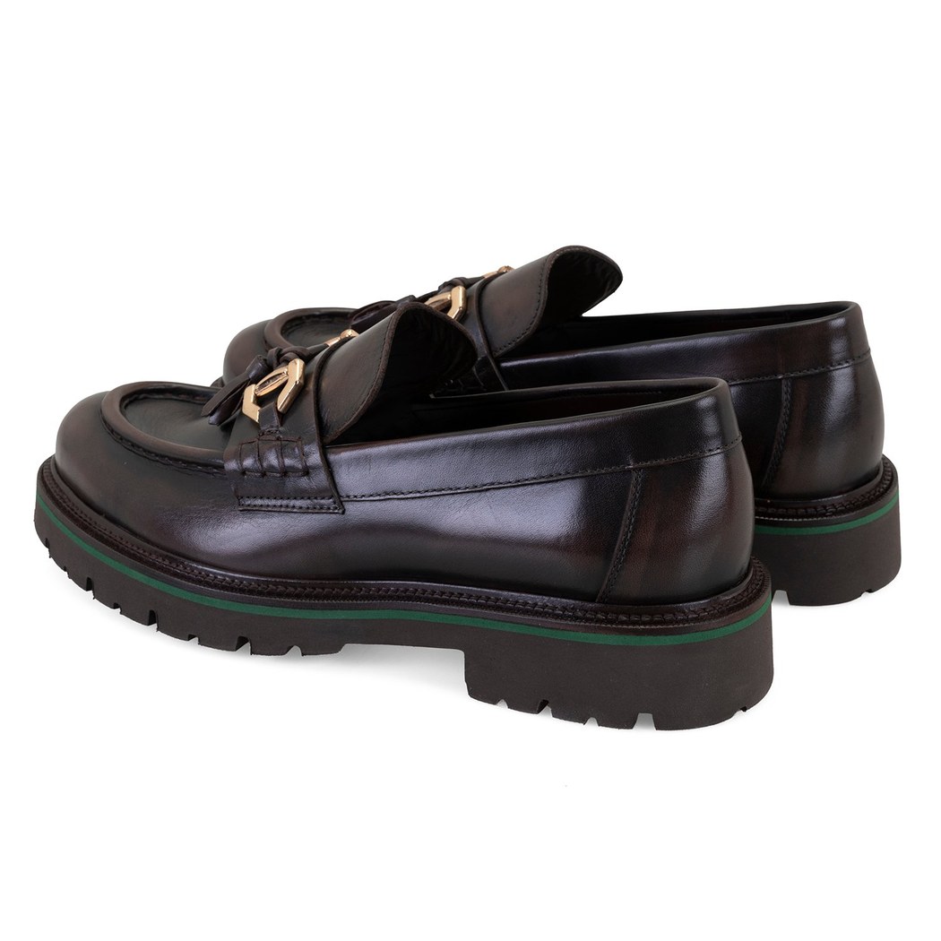 Edene Kahve Erkek Deri Loafer