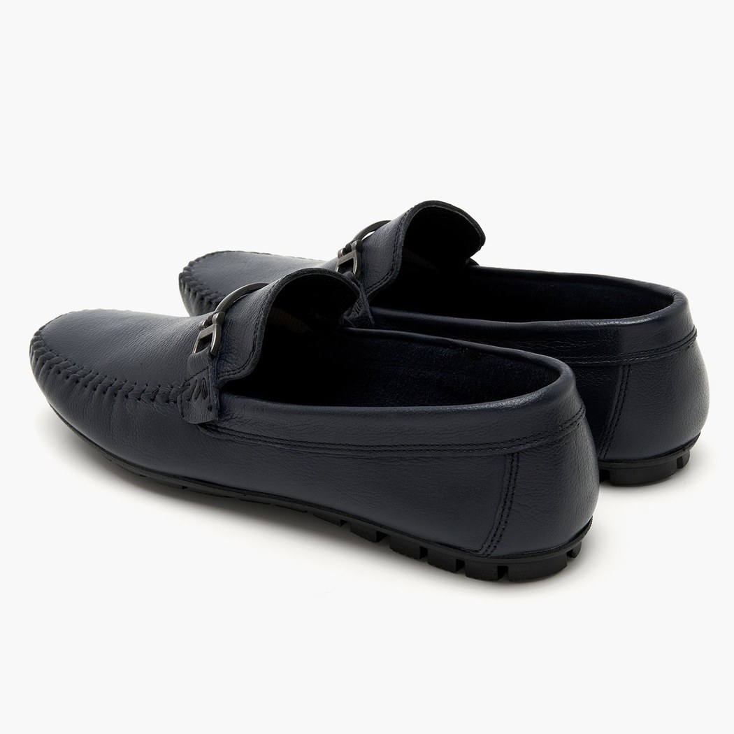 Edmond Lacivert Erkek Deri Loafer