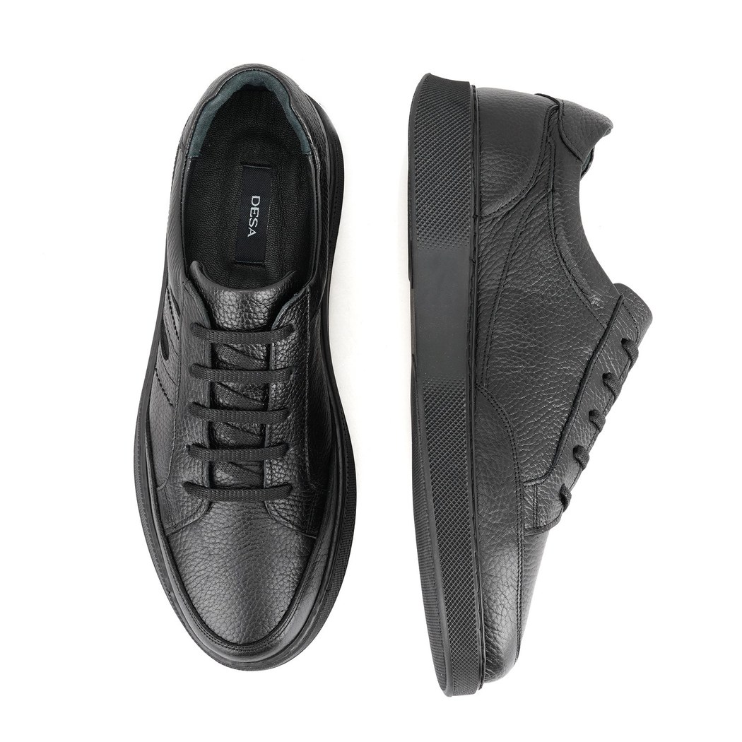 Edna Siyah Erkek Deri Günlük Ayakkabı