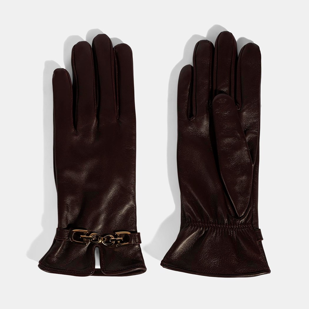 EE-540 KADIN TOKALI DERİ ELDİVEN