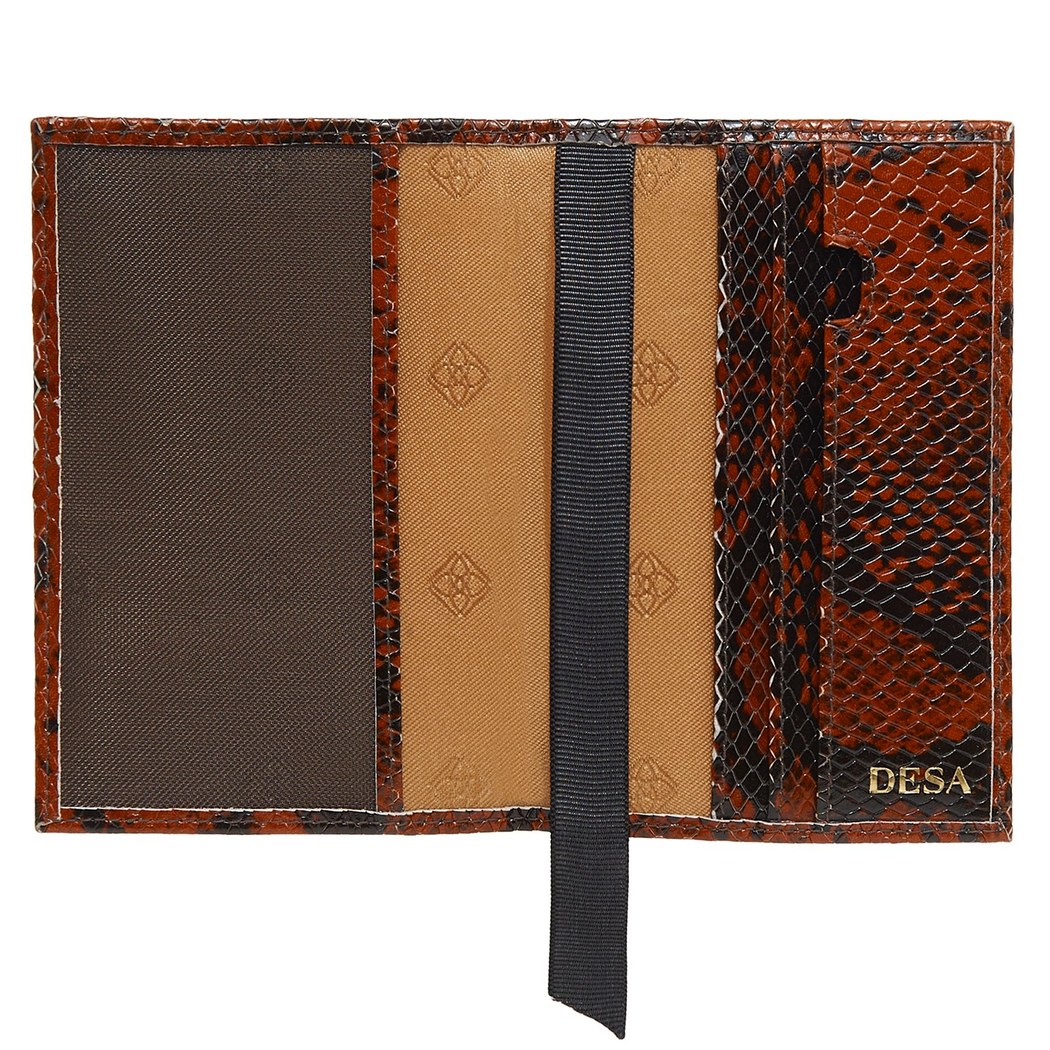 Egzotik Baskılı Deri Pasaportluk