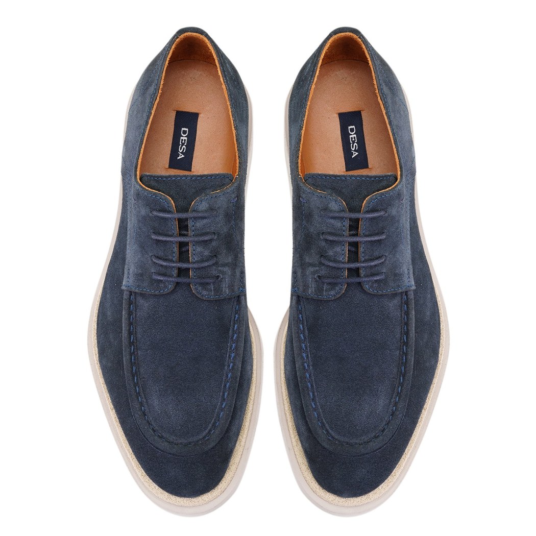 Elena Lacivert Erkek Günlük Süet Deri Ayakkabı