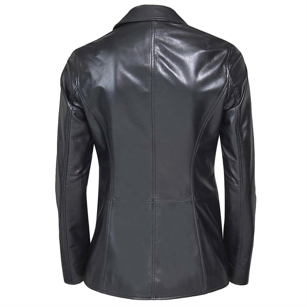 Elenore Kadın Deri Blazer Spor Ceket