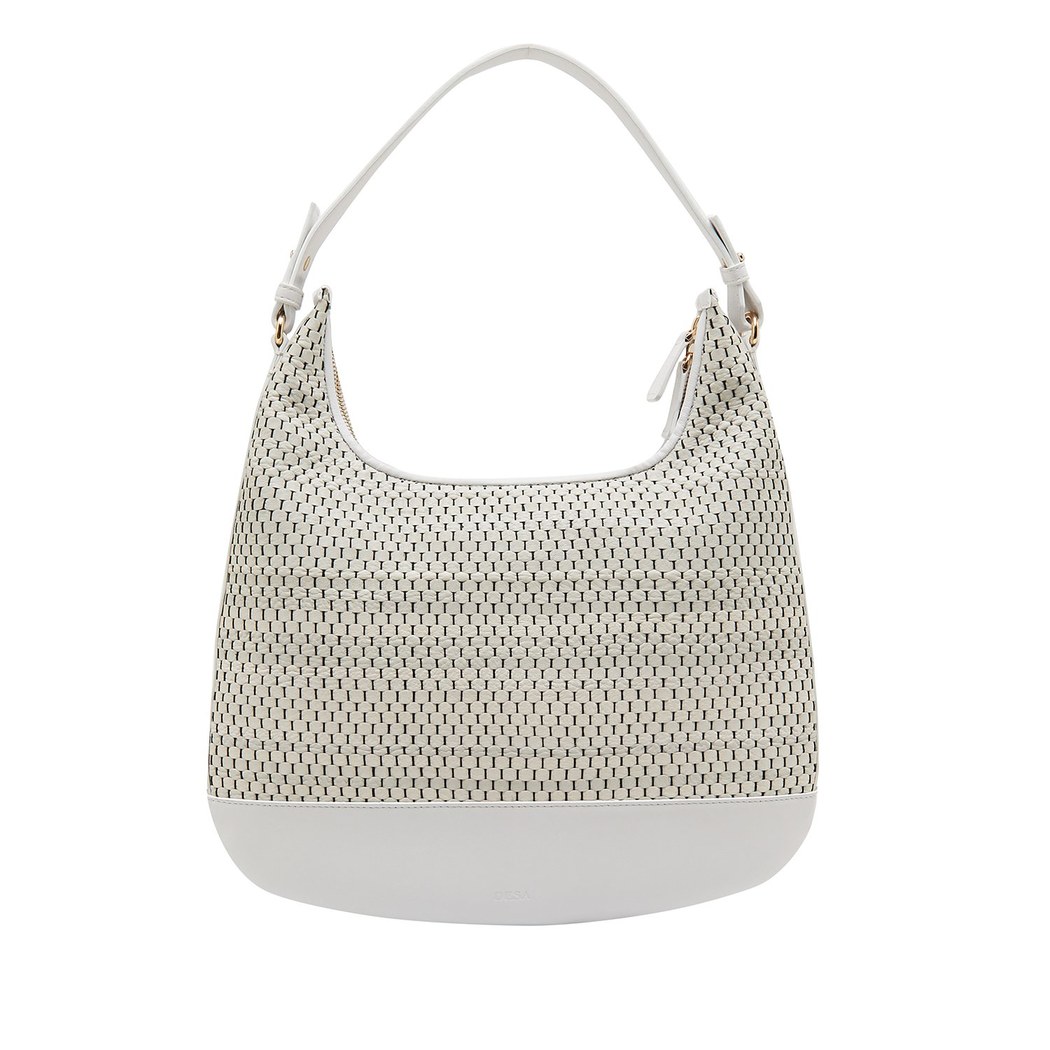 Eleta Kadın Omuz Askılı Örgü Deri Çanta