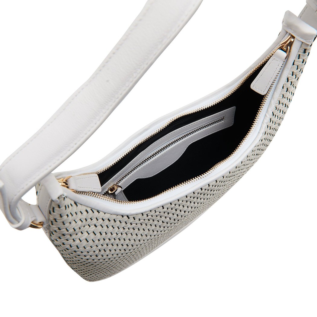 Eleta Kadın Omuz Askılı Örgü Deri Çanta