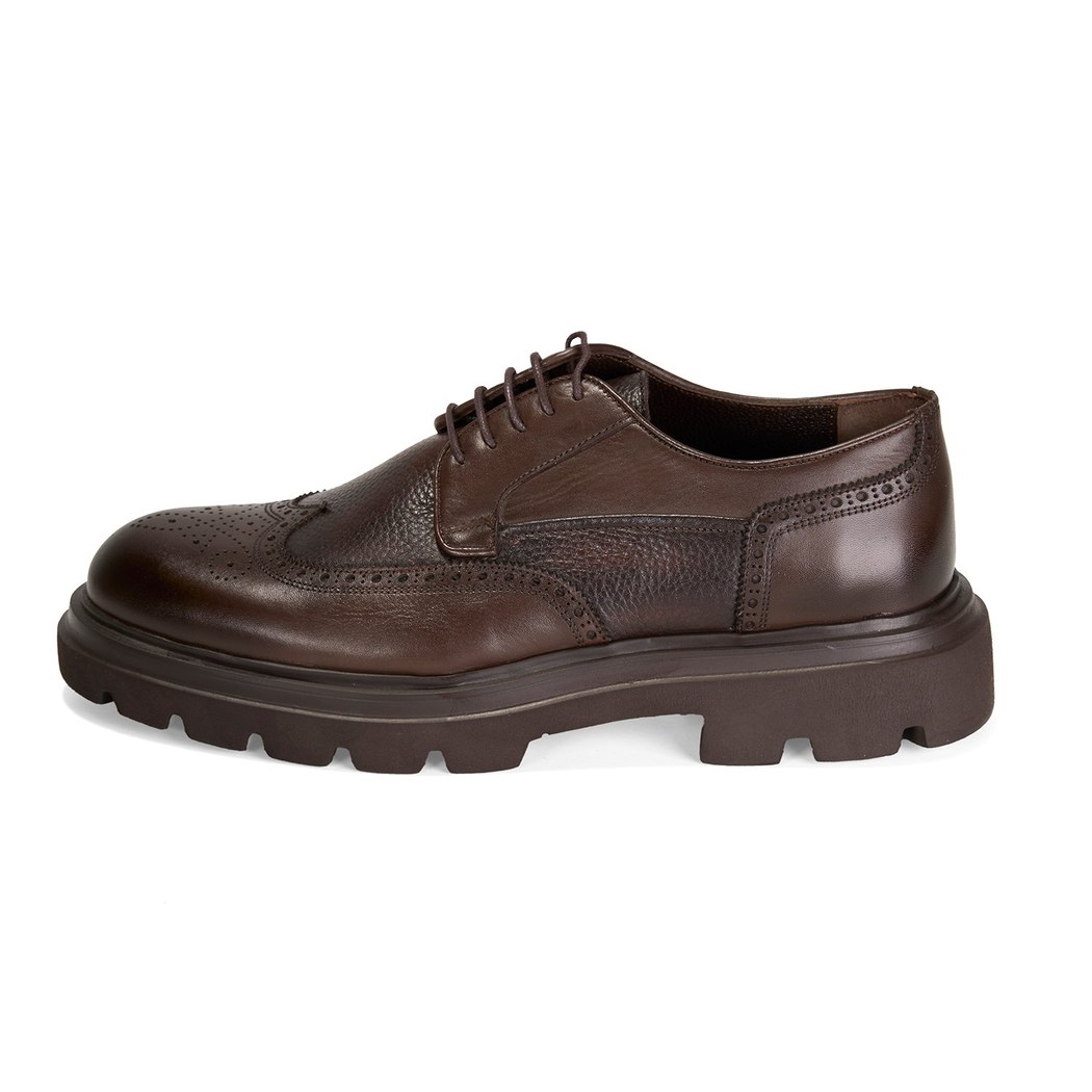 Eliezer Kahve Erkek Deri Klasik Ayakkabı