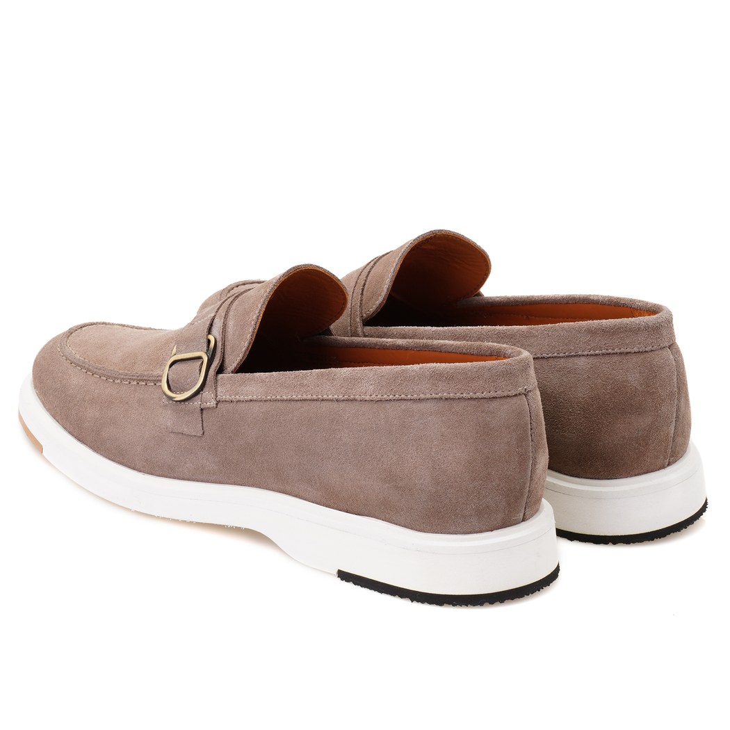 Elisa Kahve Erkek Süet Deri Loafer