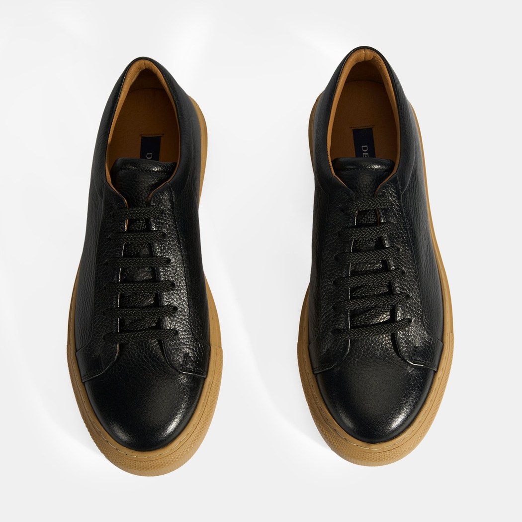 Eliseo Siyah Erkek Deri Bağcıklı Günlük Ayakkabı