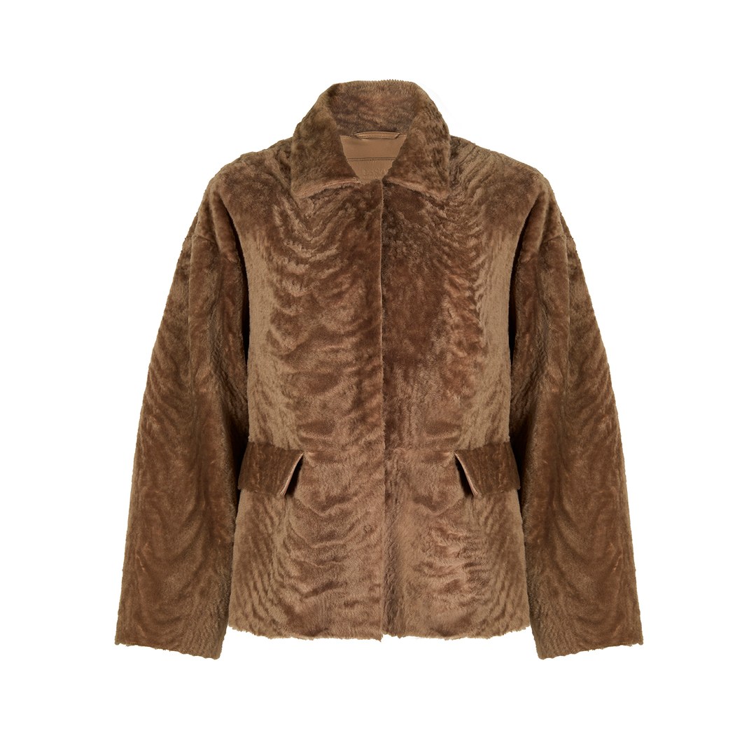 Elliana Kahve Kadın Kürk Ceket