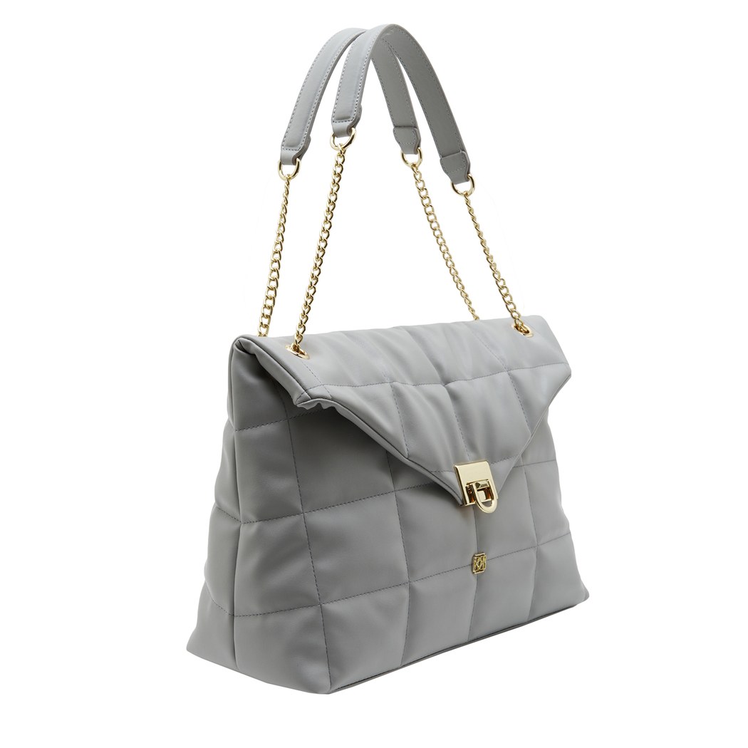 Elroy Gri Kadın Zincir Detaylı Omuz Çantası