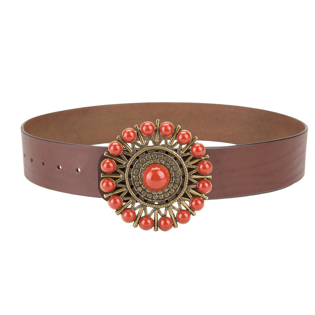 Ember Kahve Kadın Deri Kemer