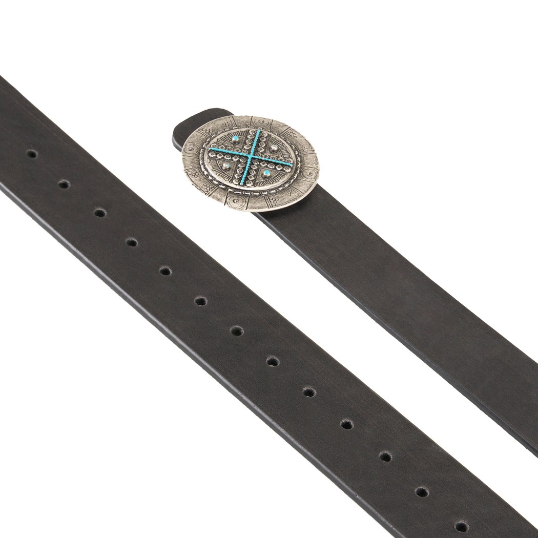 Ember Siyah Kadın Deri Kemer