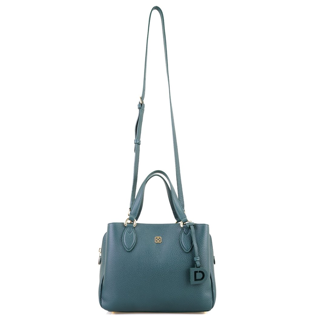 Emil Yeşil Kadın Deri El Çantası