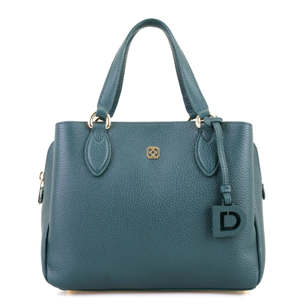 Emil Yeşil Kadın Deri El Çantası