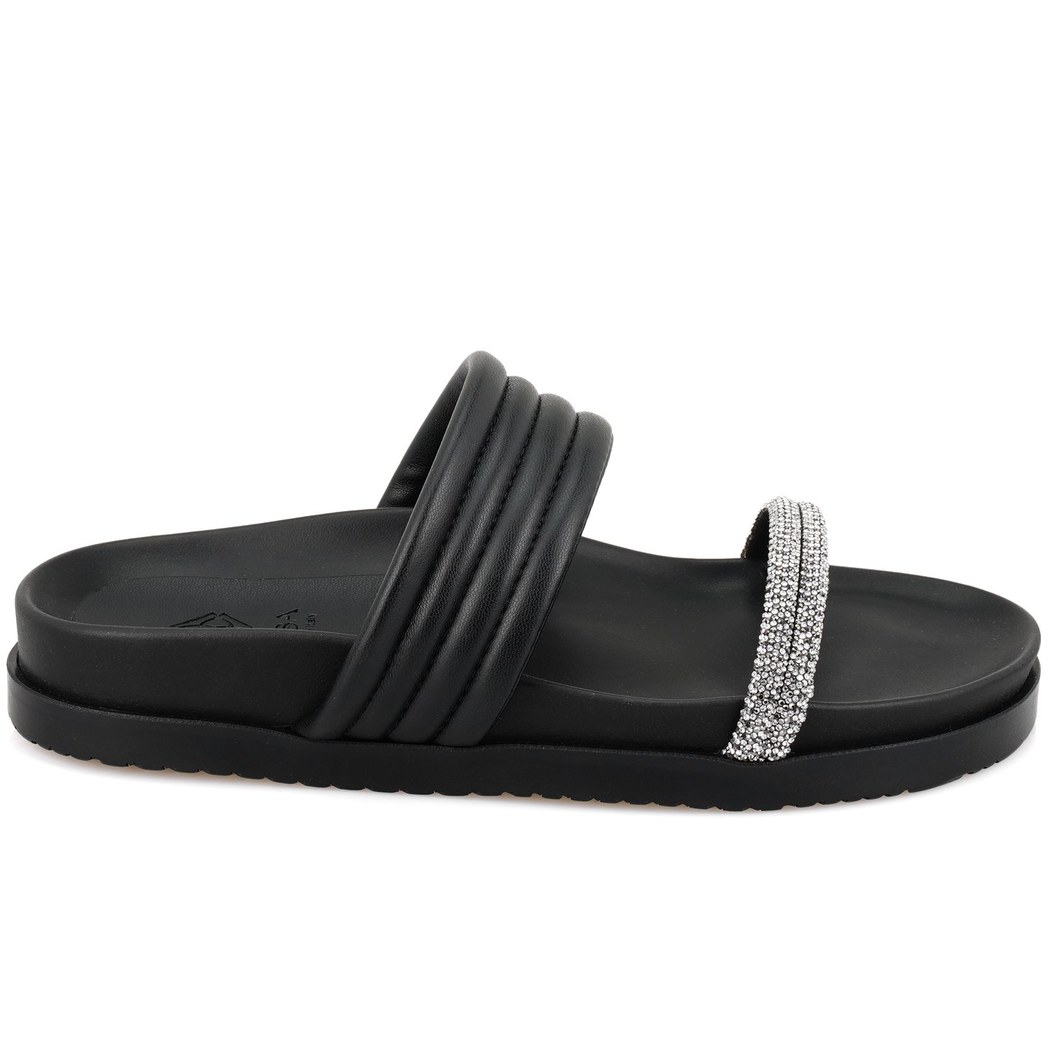 Emilo Siyah Kadın DesaComfort Tabanlı Terlik