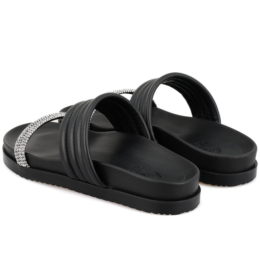 Emilo Siyah Kadın DesaComfort Tabanlı Terlik