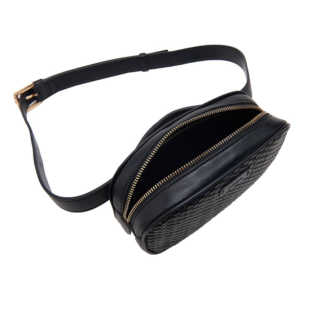 Emmey Kadın Örgülü Deri Bel Çantası