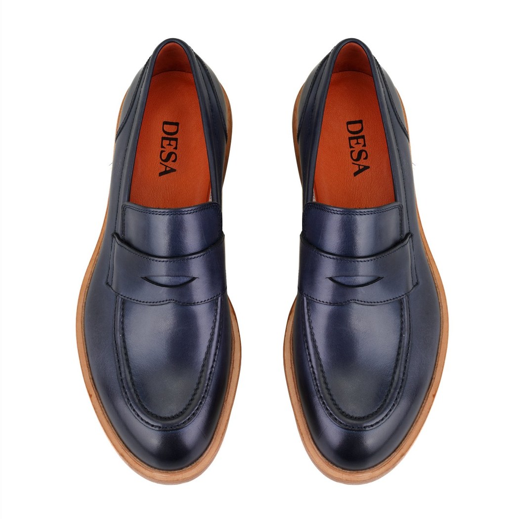 Emrick Lacivert Erkek Deri Klasik Ayakkabı