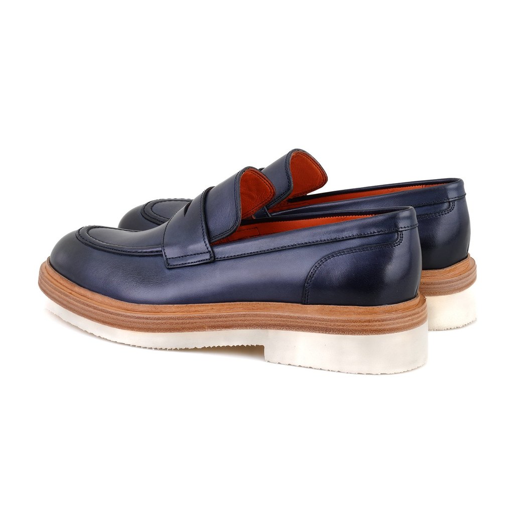 Emrick Lacivert Erkek Deri Klasik Ayakkabı