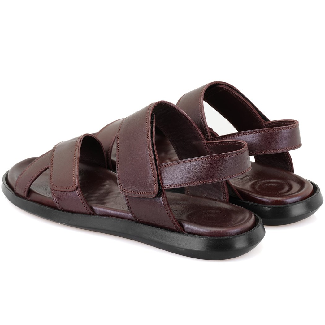 Erica Kahve Erkek Deri Sandalet