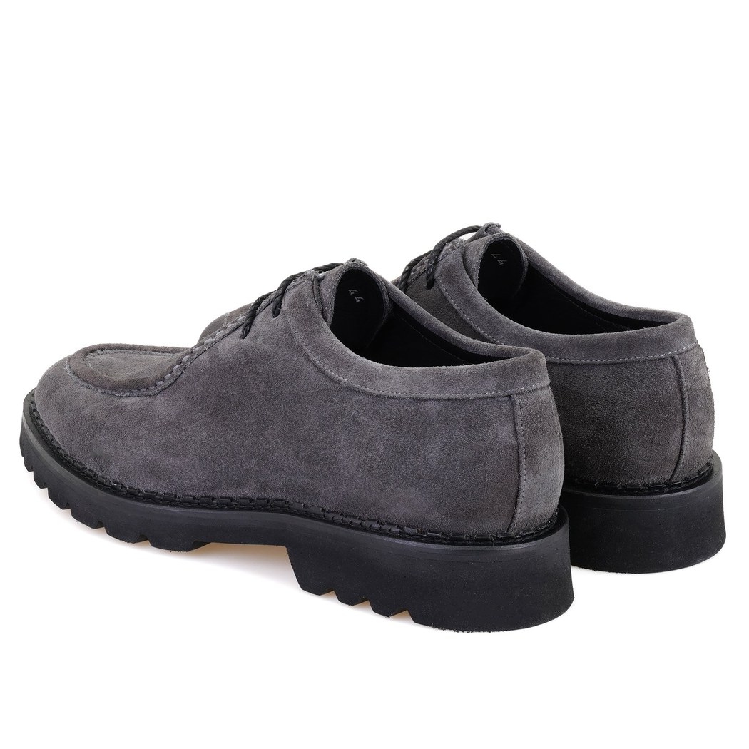 Erina Gri Erkek Deri Günlük Ayakkabı