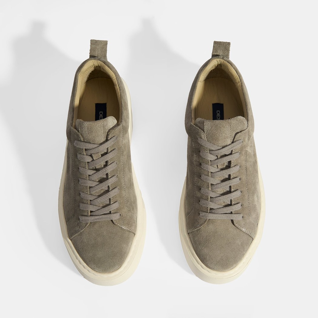 Erkek Gri Bağcıklı Süet Günlük Ayakkabı