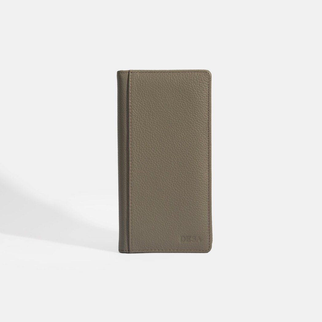 Erkek Gri Deri Cüzdan