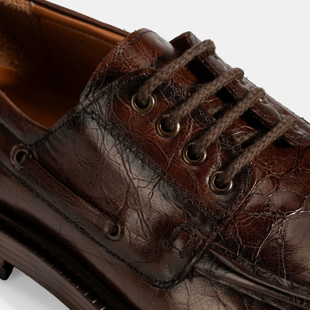 Erkek Kahve Bağcıklı Deri Günlük Ayakkabı