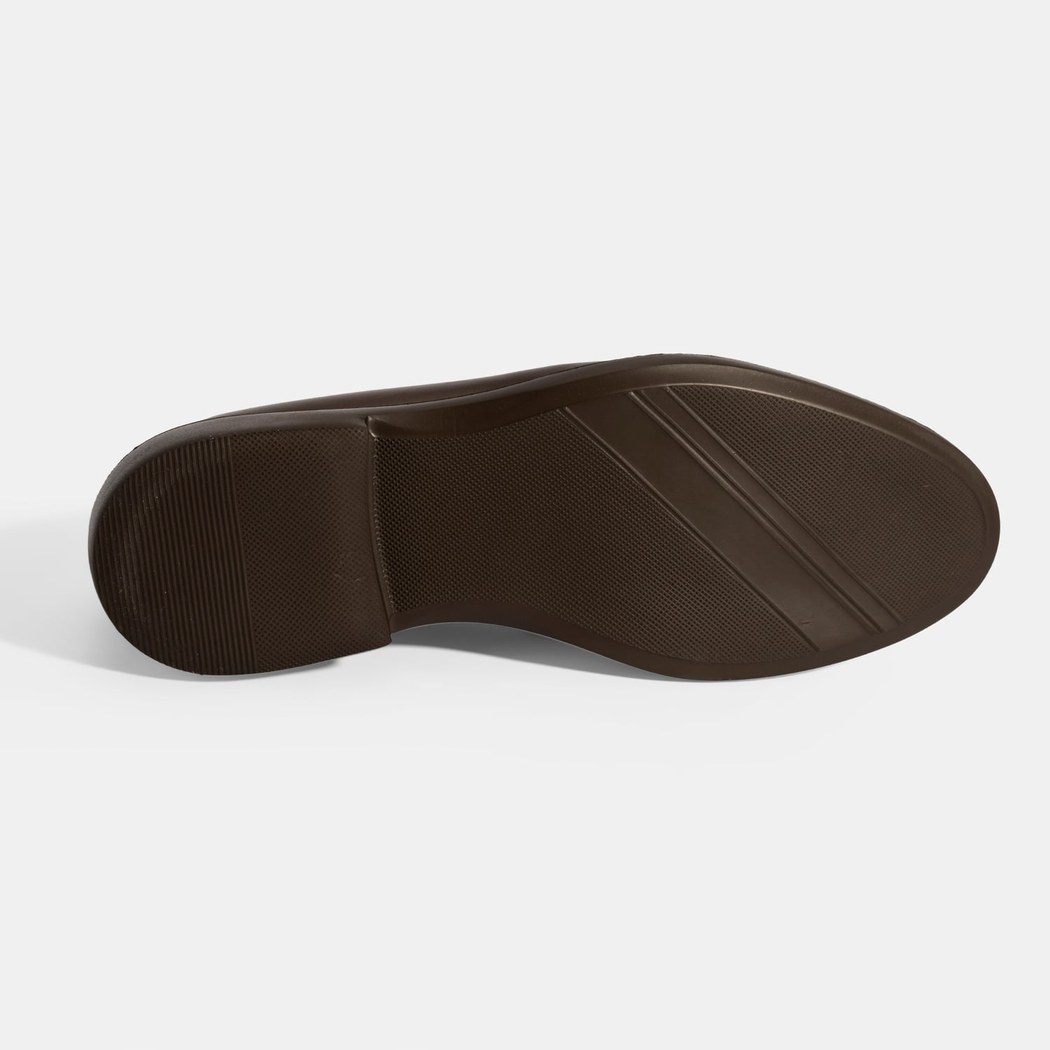 Erkek Kahve Bağcıklı Deri Klasik Ayakkabı