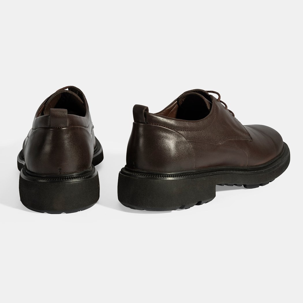 Erkek Kahve Bağcıklı Klasik Ayakkabı