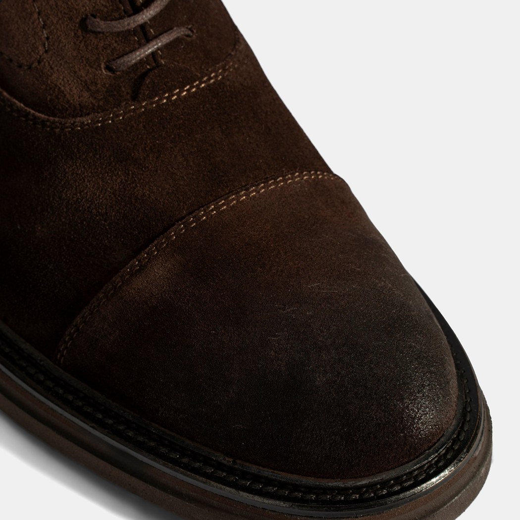 Erkek Kahve Bağcıklı Süet Günlük Ayakkabı