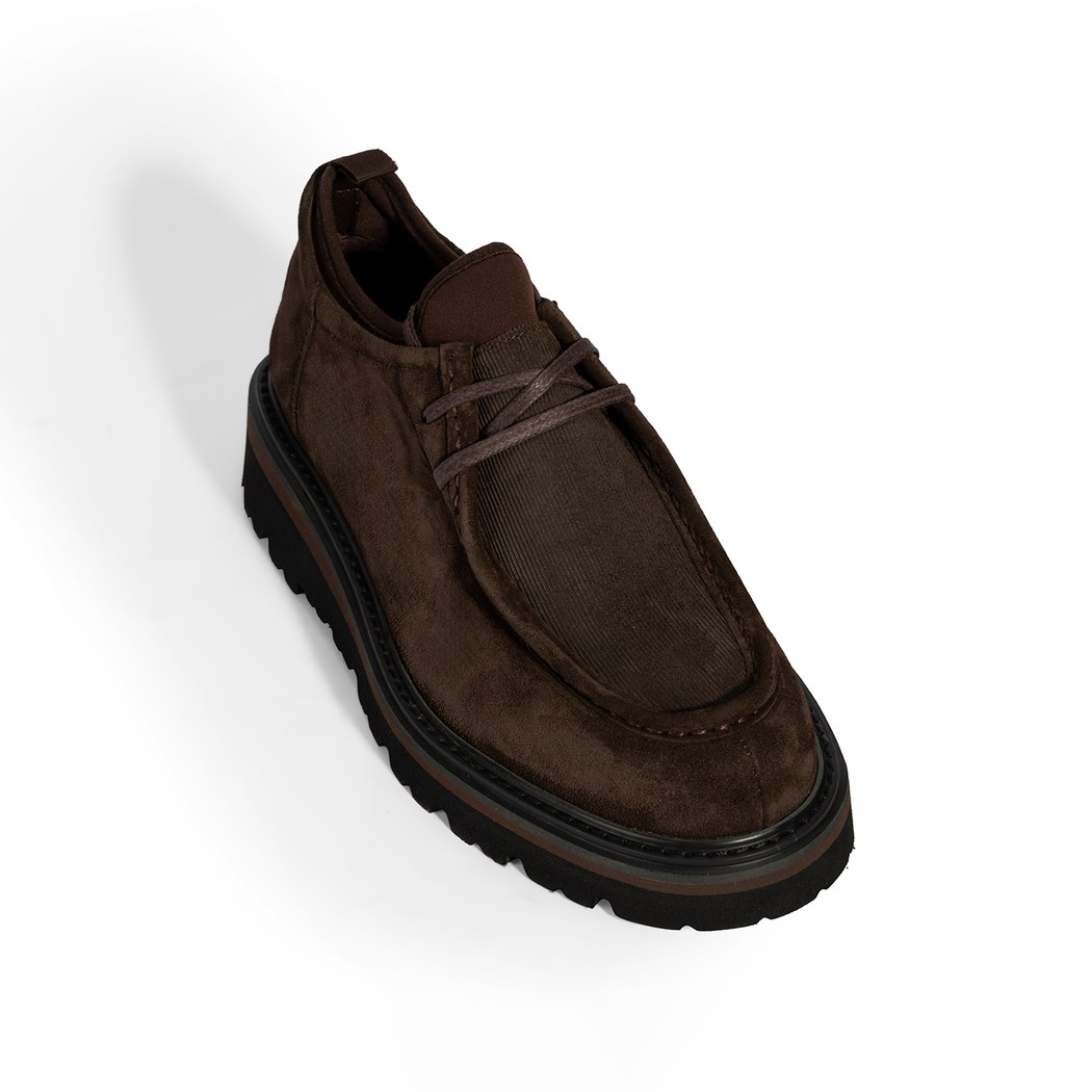 Erkek Kahve Bağcıklı Süet Günlük Ayakkabı