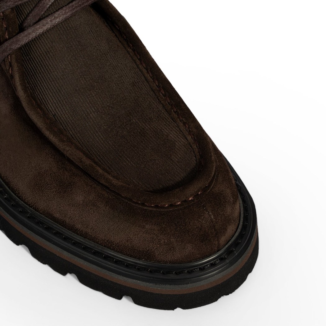 Erkek Kahve Bağcıklı Süet Günlük Ayakkabı