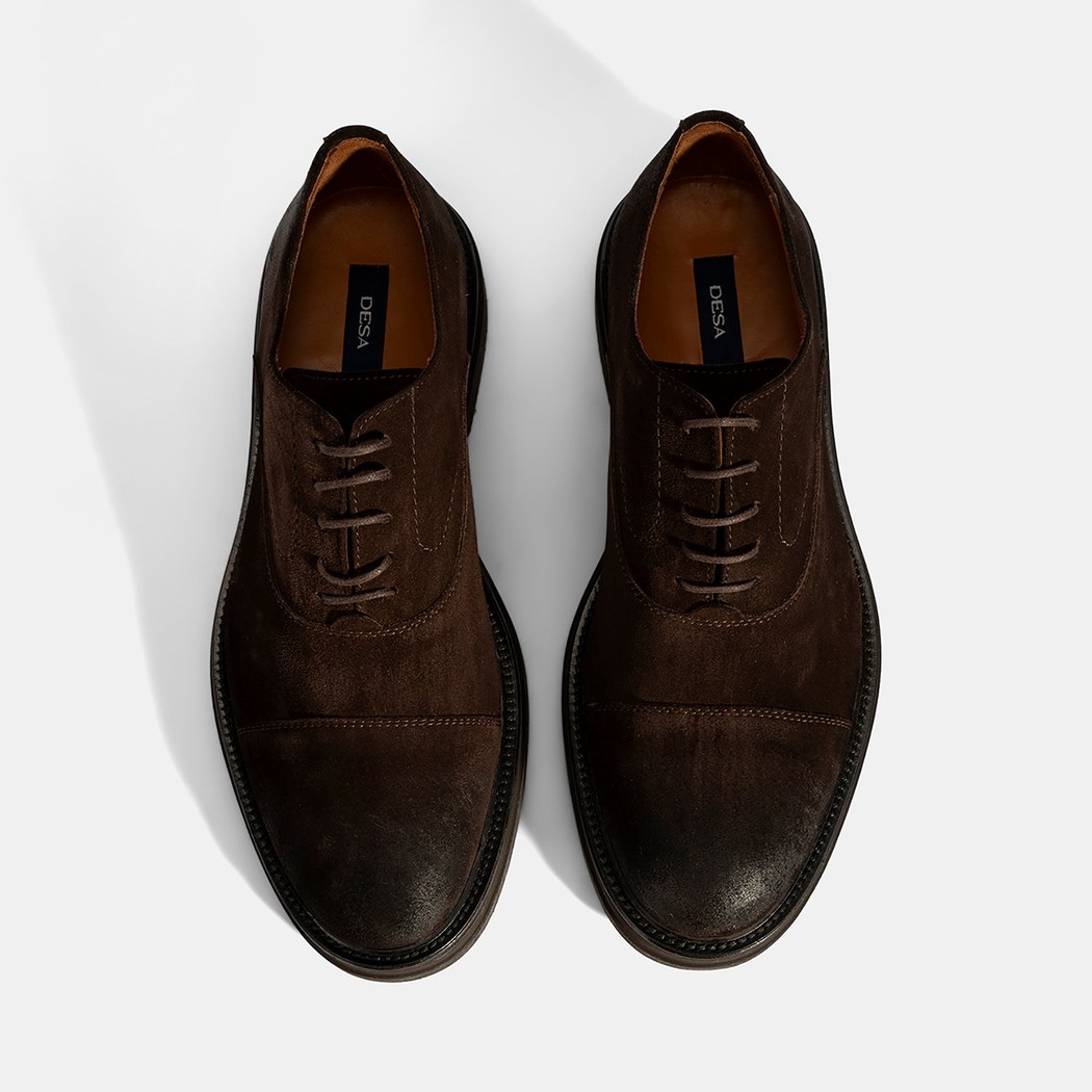 Erkek Kahve Bağcıklı Süet Günlük Ayakkabı