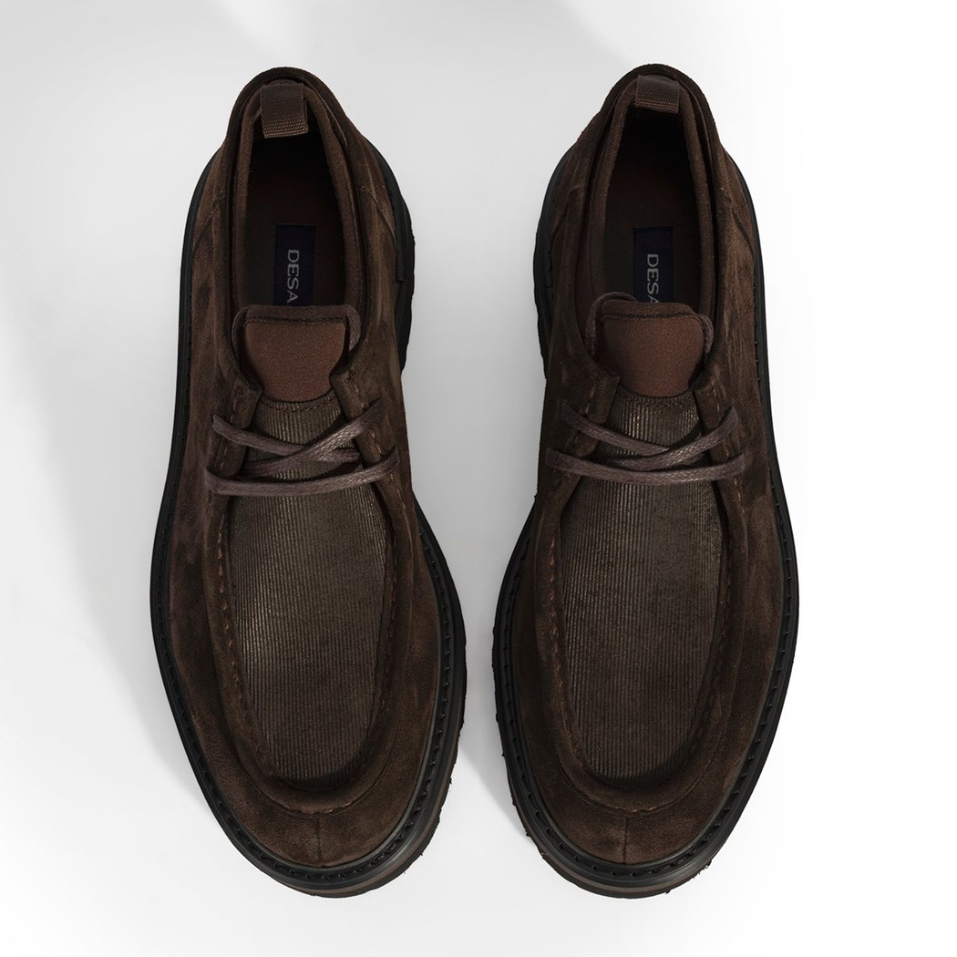 Erkek Kahve Bağcıklı Süet Günlük Ayakkabı