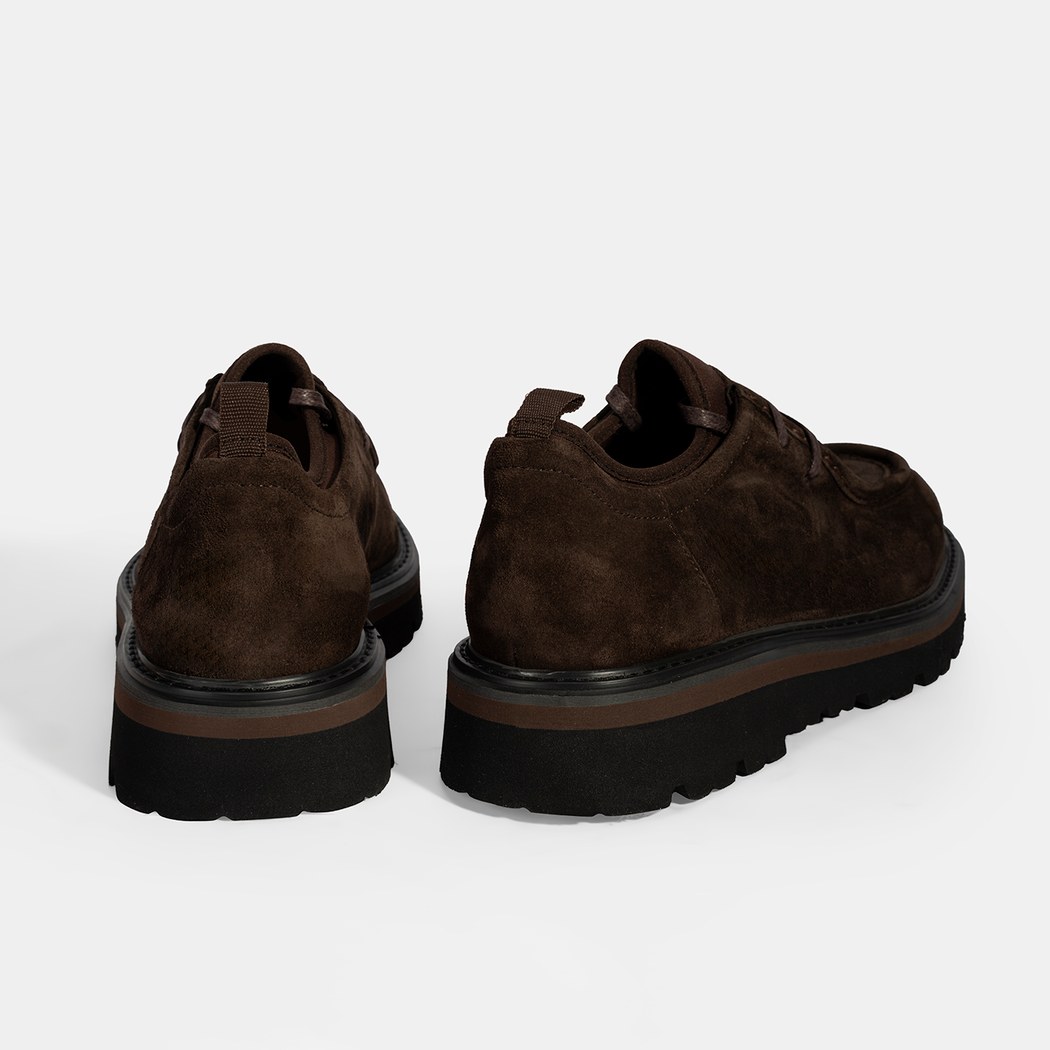 Erkek Kahve Bağcıklı Süet Günlük Ayakkabı