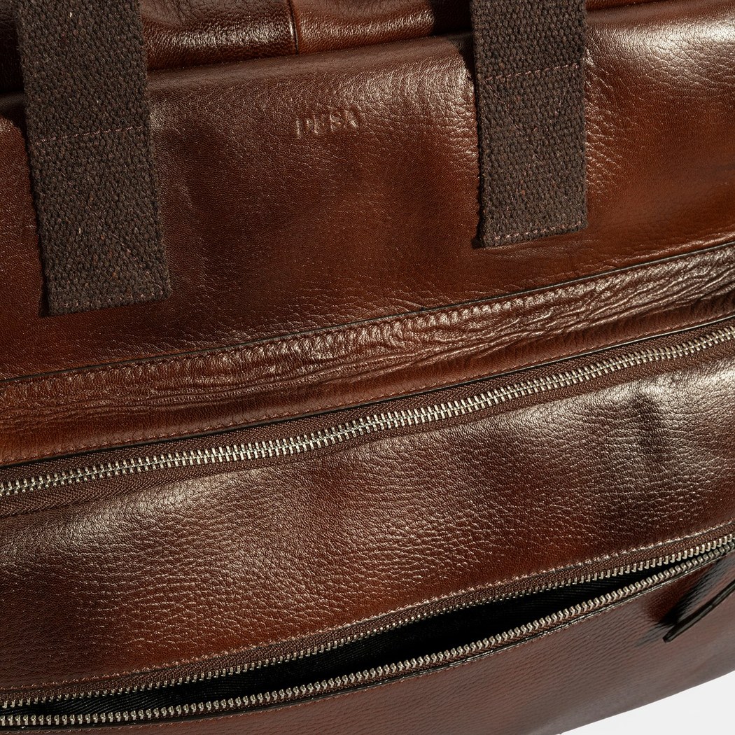 Erkek Kahve Deri Seyahat Çantası